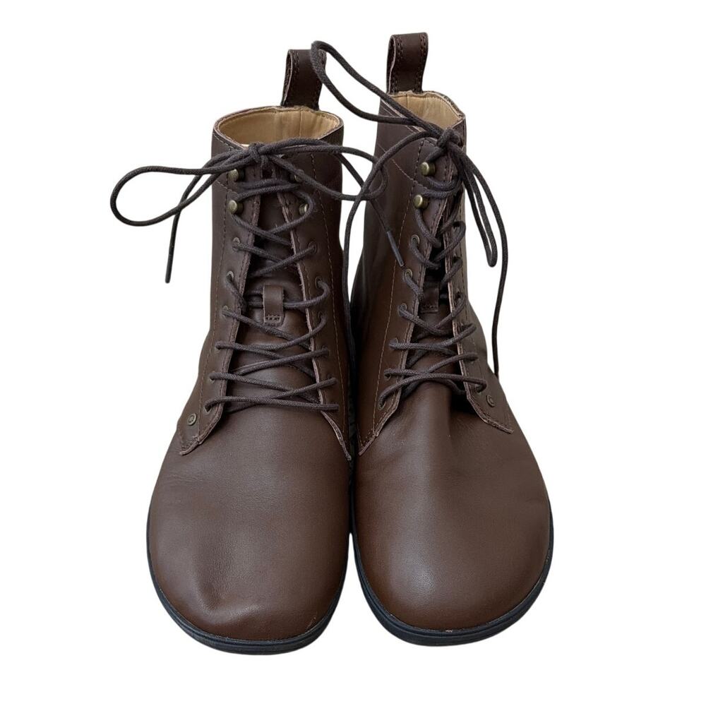Xero Shoes Breckenridge Brown Leather Barefoot Boots Zero Drop Size 12